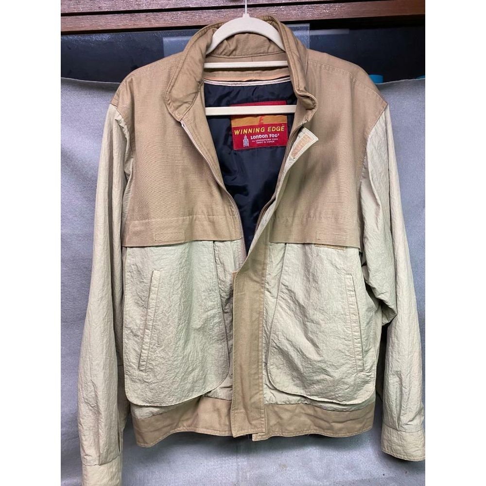 VINTAGE LONDON FOG WINNING EDGE MEN'S JACKET SIZE 42L ZIP-OUT THINSULATE‎ LINING
